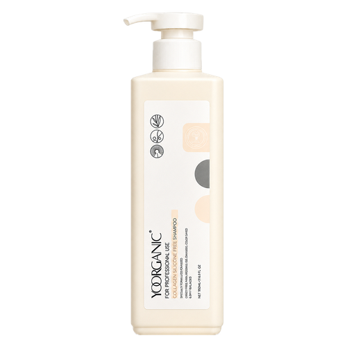 شامپو کلاژن یورگانیک YOORGANIC مخصوص موهای چرب، رنگشده و فر حجم 500 میل