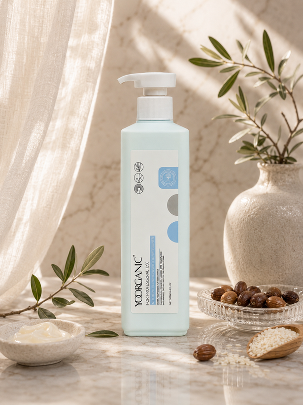 نرمکننده مغذی و ترمیمکننده مو یورگانیک YOORGANIC حجم 500 میل