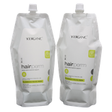 مواد فر دائم مو یورگانیک YOORGANIC مدل Glamorous Wave Perm دو مرحلهای A+B حجم 2×1000 میل