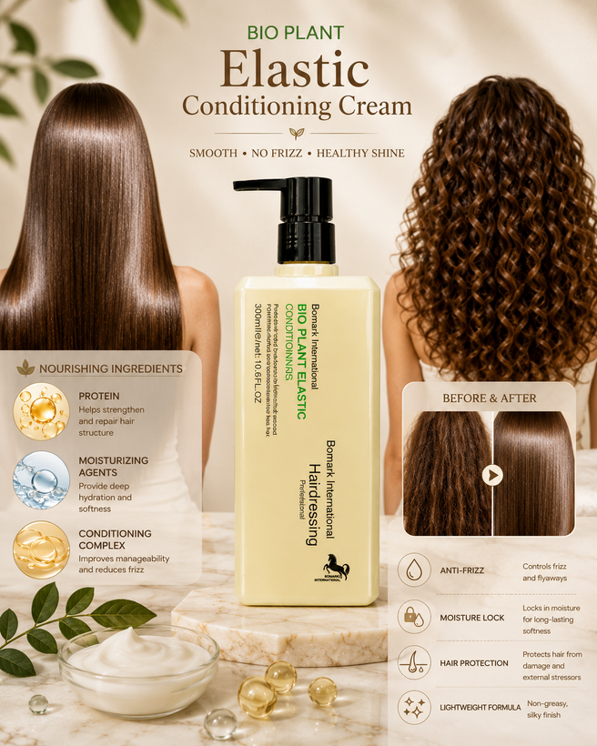 کرم نرمکننده و ضد وز مو بایو پلنت Bio Plant Elastic Conditioning Cream حجم 300 میل